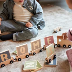 Prénatal peuter broek  strepen grijs