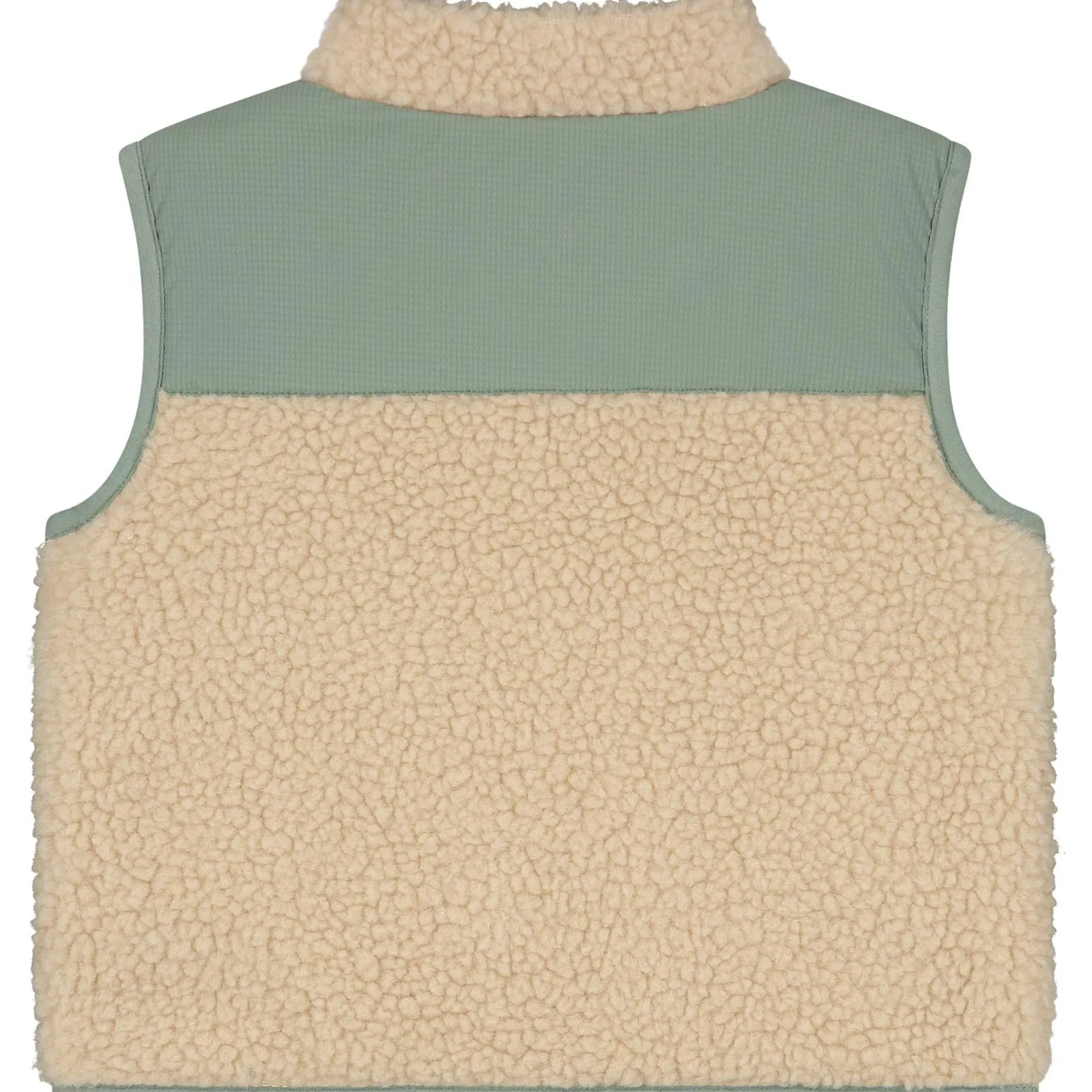 Prénatal peuter gilet mouwloos meerkleurig beige