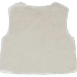 Prénatal peuter gilet mouwloos effen wit