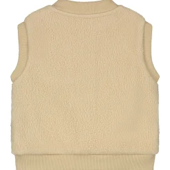 Prénatal peuter gilet mouwloos effen beige