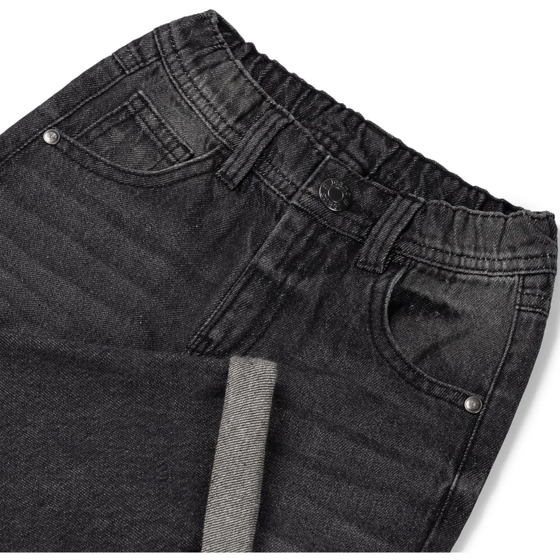 Prénatal peuter jeans loose fit effen grijs