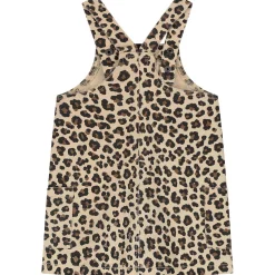 Prénatal peuter jurk mouwloos panterprint bruin