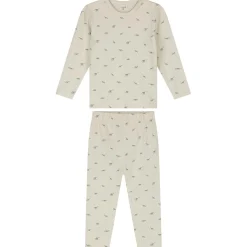 Prénatal peuter pyjama kleine dino beige