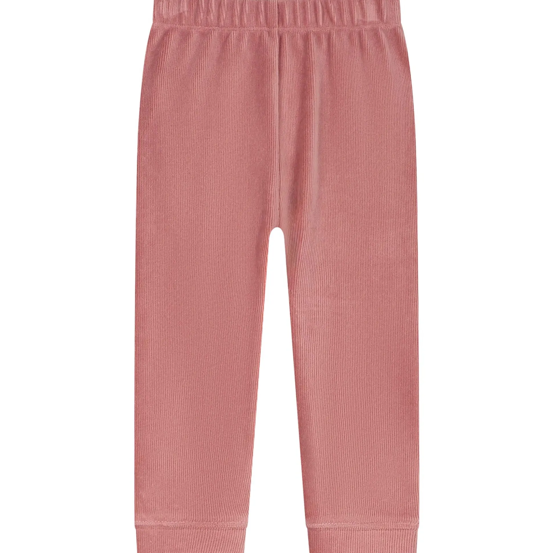 Prénatal peuter pyjama rib velour roze