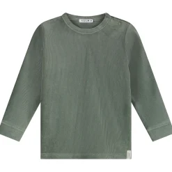 Prénatal peuter pyjama rib velour groen