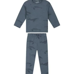 Prénatal peuter pyjama schildpad blauw