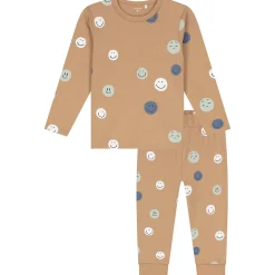 Prénatal peuter pyjama smiley bruin