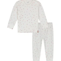 Prénatal peuter pyjama velvet hart wit