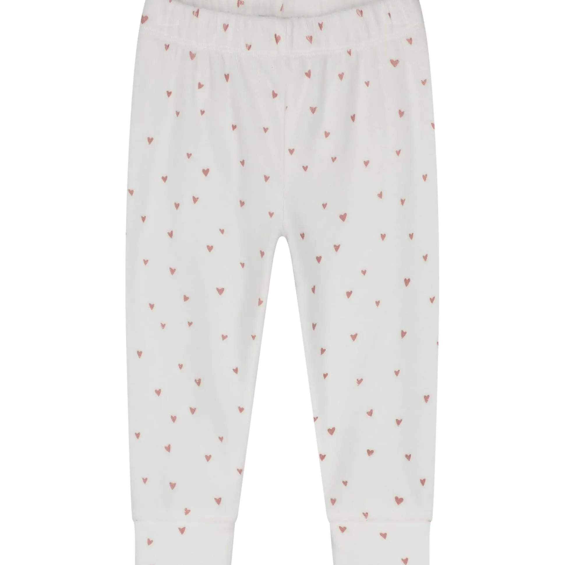 Prénatal peuter pyjama velvet hart wit
