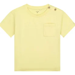 Prénatal peuter shirt korte mouwen effen geel