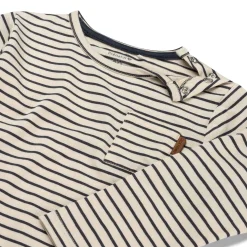 Prénatal peuter shirt lange mouwen strepen blauw