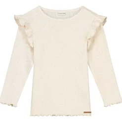 Prénatal peuter shirt lange mouwen effen beige