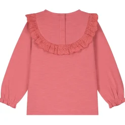 Prénatal peuter shirt lange mouwen effen roze