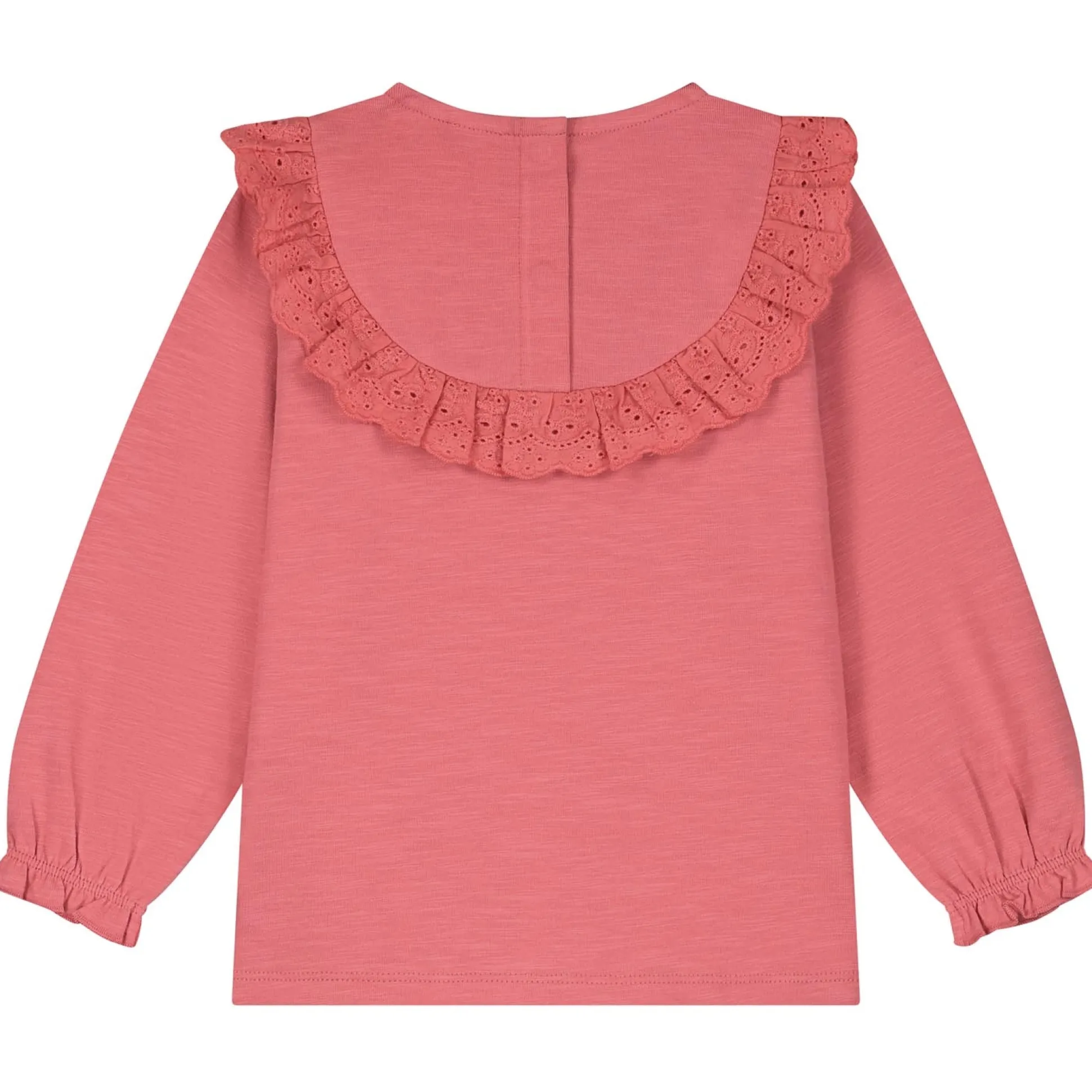 Prénatal peuter shirt lange mouwen effen roze