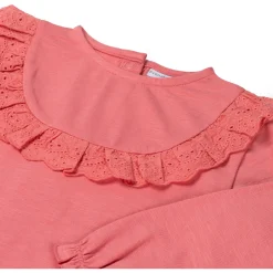 Prénatal peuter shirt lange mouwen effen roze