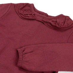 Prénatal peuter shirt lange mouwen effen rood