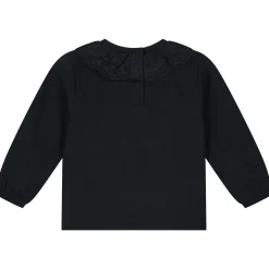 Prénatal peuter shirt lange mouwen effen zwart