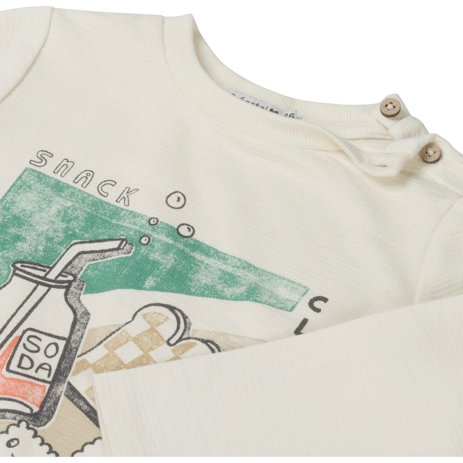 Prénatal peuter shirt lange mouwen printopdruk multi