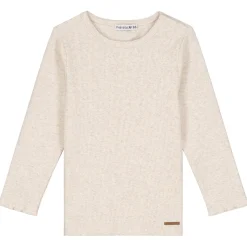 Prénatal peuter shirt lange mouwen effen beige