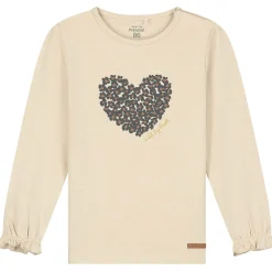 Prénatal peuter shirt lange mouwen printopdruk beige