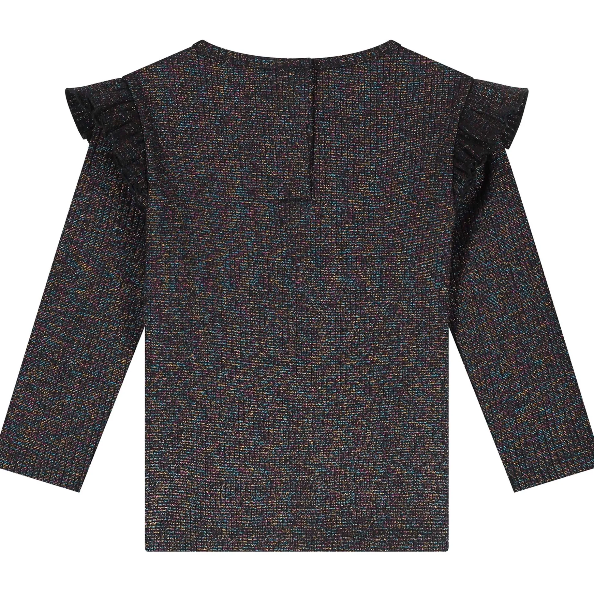 Prénatal peuter shirt lange mouwen effen zwart