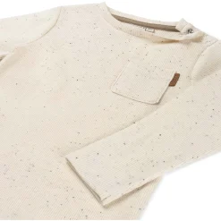 Prénatal peuter shirt lange mouwen effen beige
