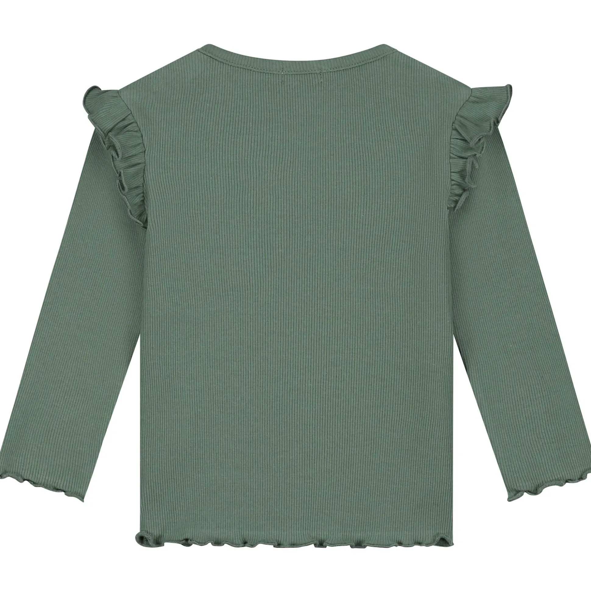 Prénatal peuter shirt lange mouwen effen groen