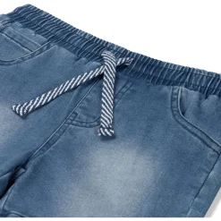 Prénatal peuter short  effen blauw