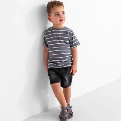 Prénatal peuter short  effen zwart