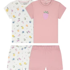 Prénatal peuter shortama 2 stuks roze