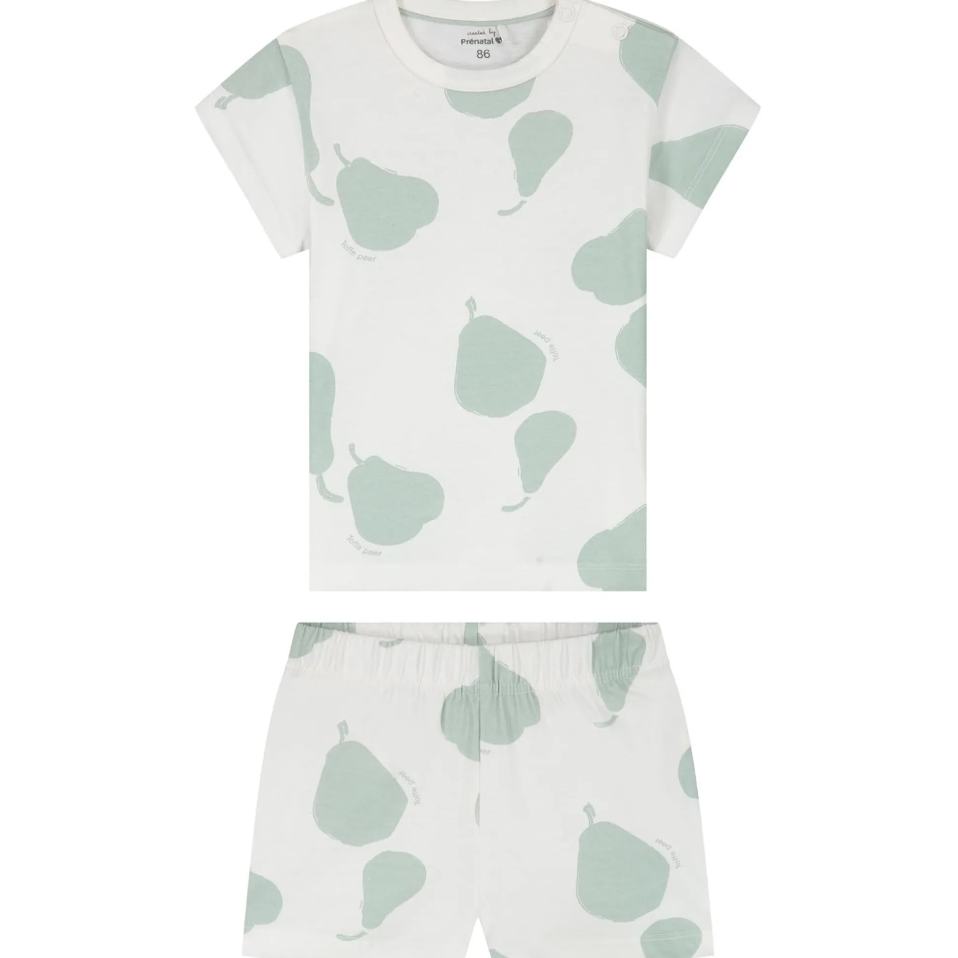 Prénatal peuter shortama 2 stuks mint