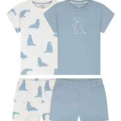 Prénatal peuter shortama 2 stuks blauw