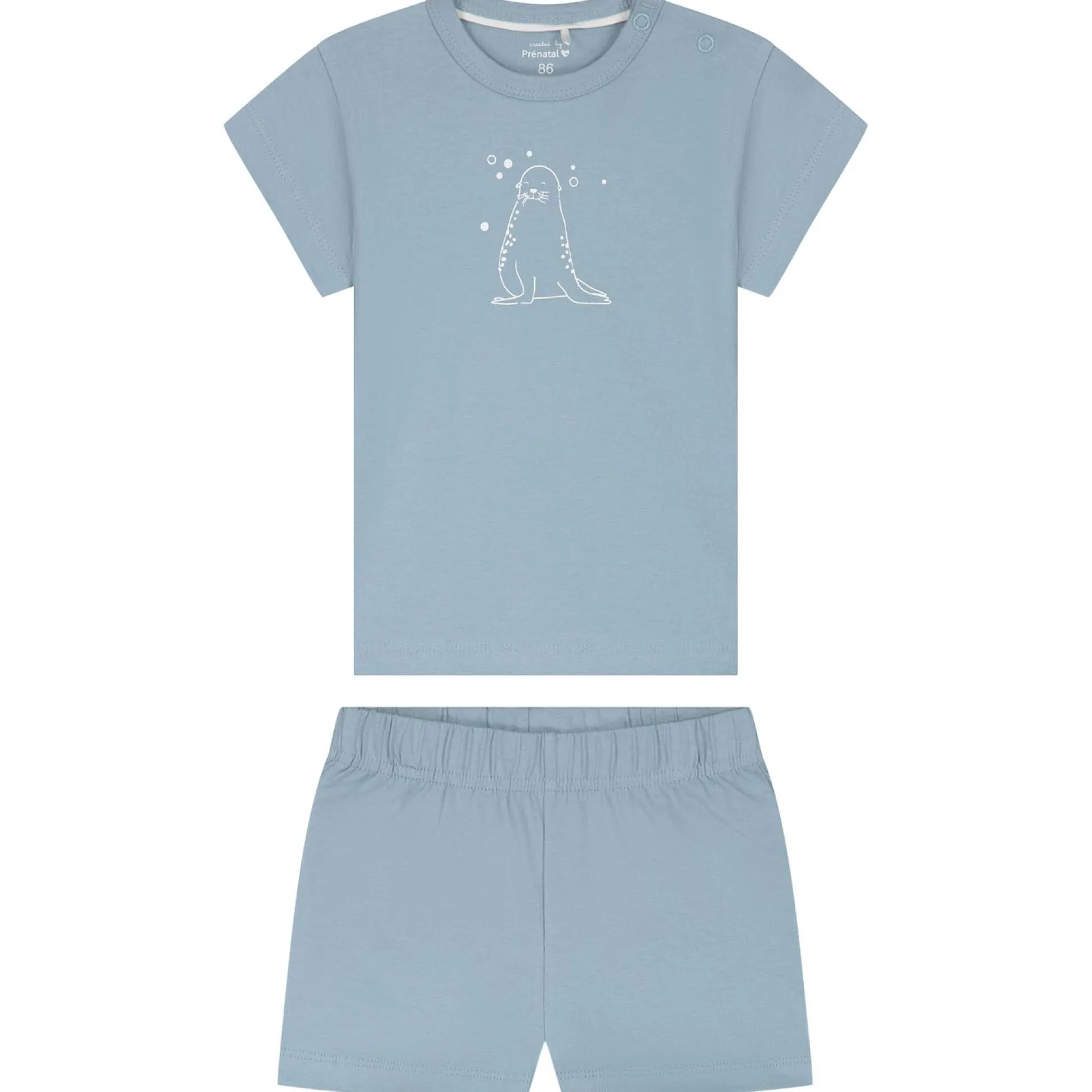 Prénatal peuter shortama 2 stuks blauw