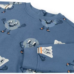 Prénatal peuter sweater lange mouwen all over print blauw