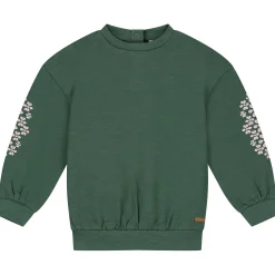 Prénatal peuter sweater lange mouwen effen groen