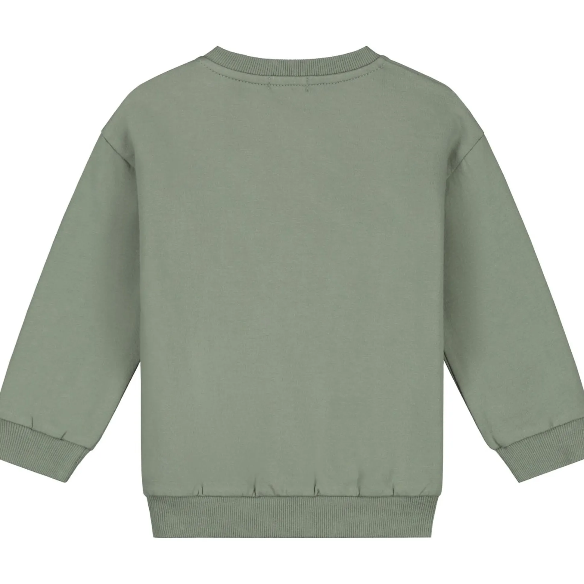 Prénatal peuter sweater lange mouwen effen groen