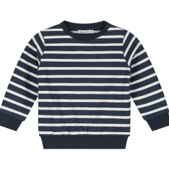 Prénatal peuter sweater lange mouwen strepen antraciet