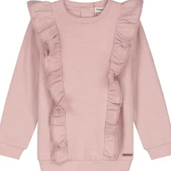 Prénatal peuter sweater lange mouwen effen roze