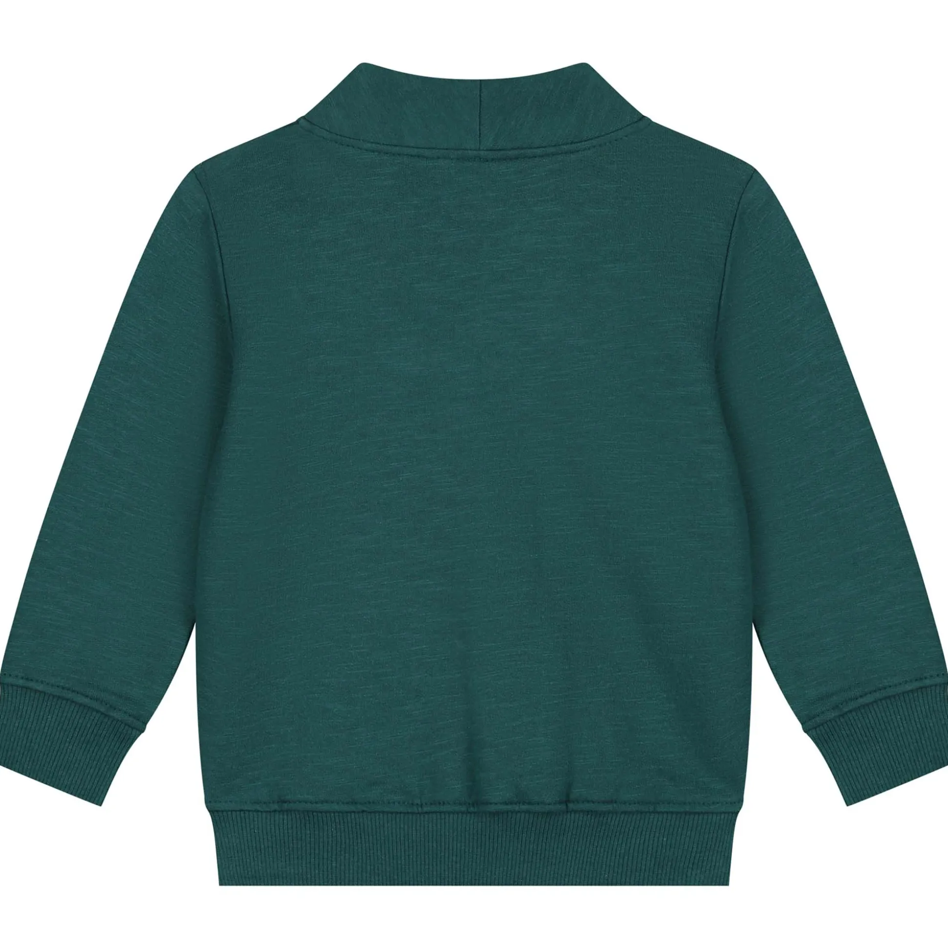 Prénatal peuter sweater lange mouwen effen groen
