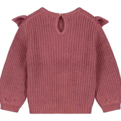 Prénatal peuter sweater lange mouwen effen rood
