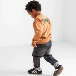 Prénatal peuter sweater lange mouwen logo bruin