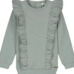 Prénatal peuter sweater lange mouwen effen groen