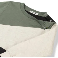 Prénatal peuter sweater lange mouwen meerkleurig groen