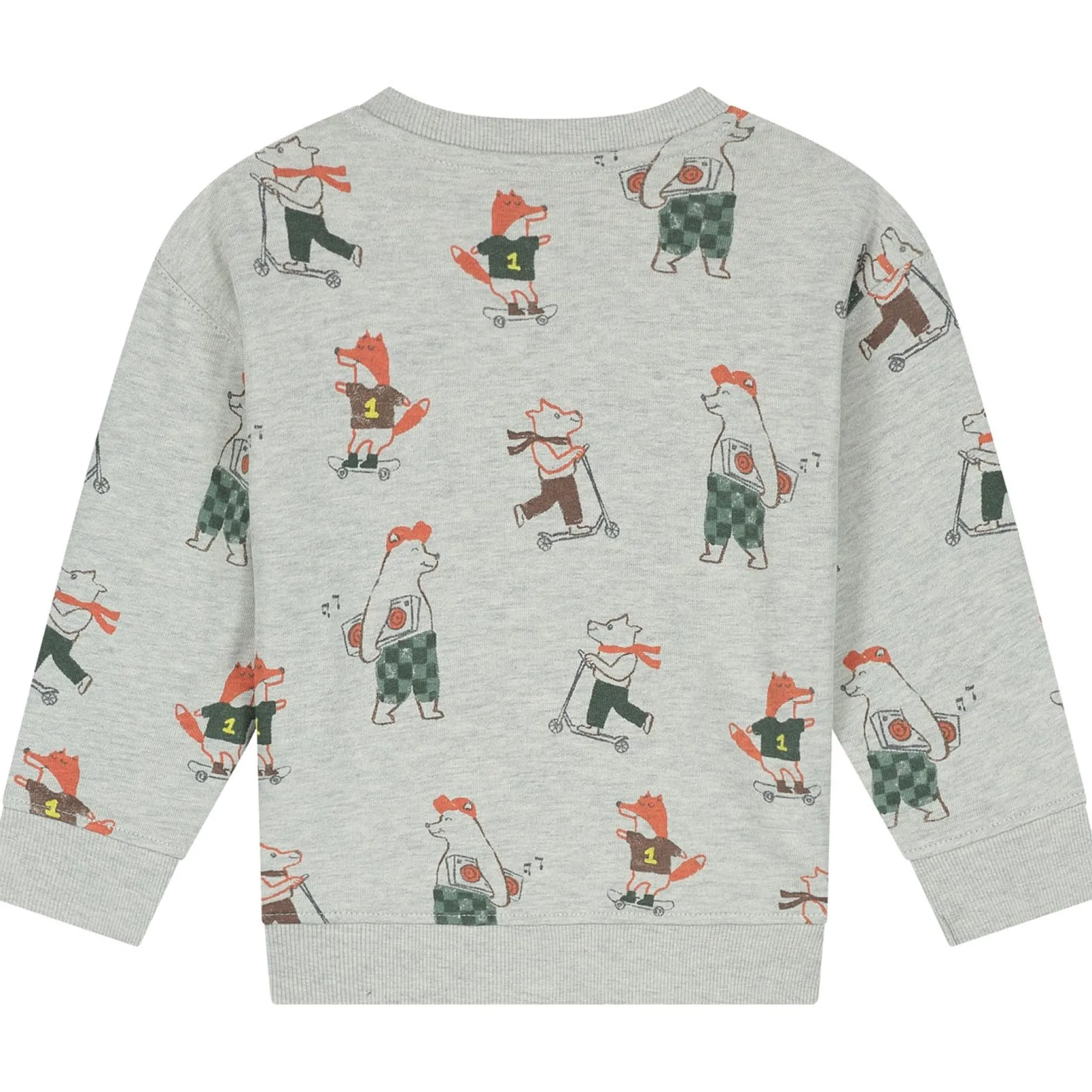 Prénatal peuter sweater lange mouwen all over print multi