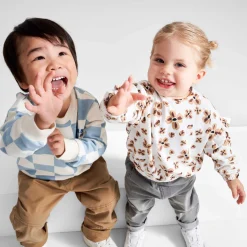 Prénatal peuter sweater lange mouwen bloemen multi