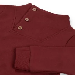 Prénatal peuter sweater lange mouwen effen rood