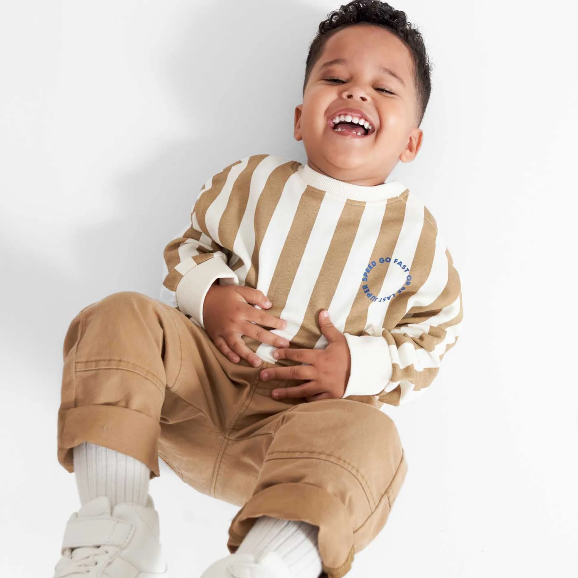 Prénatal peuter sweater ruit & broek