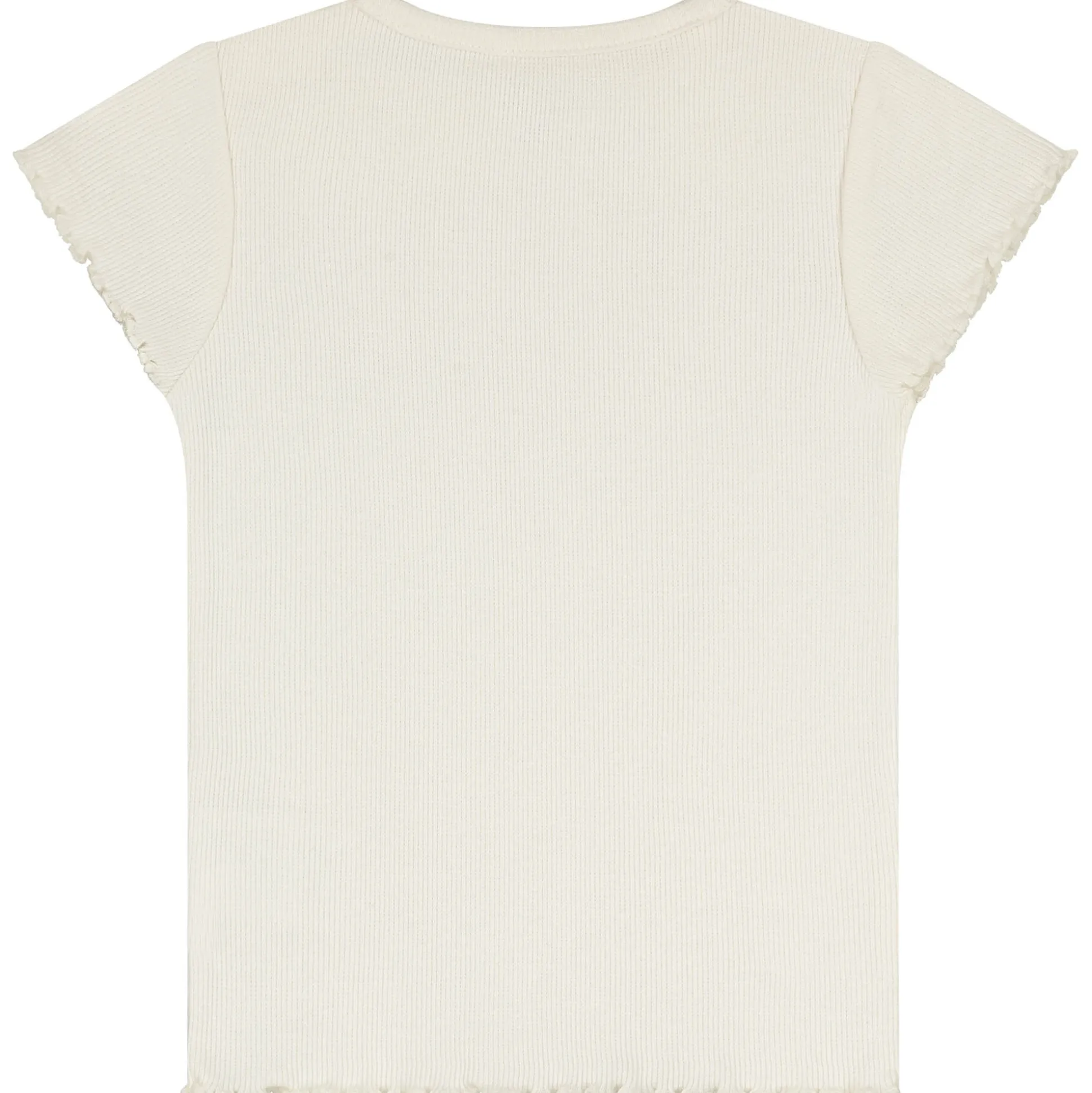 Prénatal peuter T-shirt korte mouwen effen wit