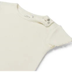 Prénatal peuter T-shirt korte mouwen effen wit