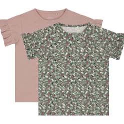 Prénatal peuter T-shirts 2 stuks korte mouwen all over print multi